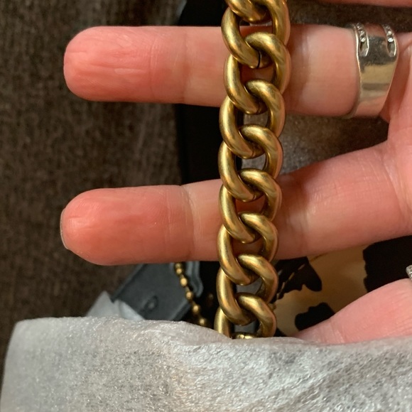 Authentic COACH 1941 calf leather leopard 3 straps turnlock flap Crosb/shoulder. - Picture 6 of 16